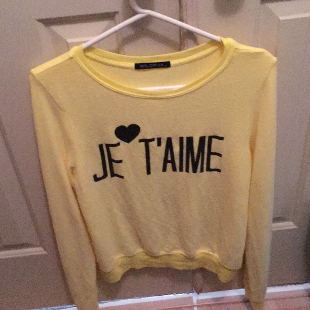 Wildfox Je Taime Sweater jumper